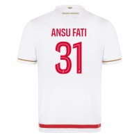 Stroje piłkarskie AS Monaco Ansu Fati #31 Koszulka Podstawowej 2025-26 Krótki Rękaw